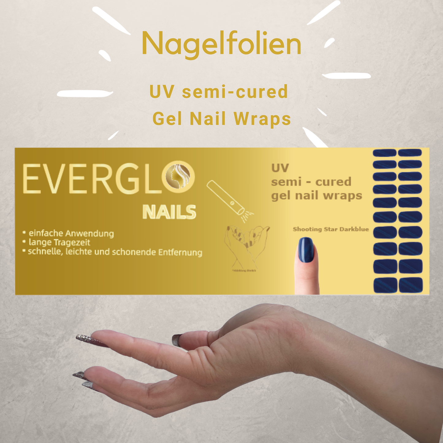 Shooting Star Darkblue UV-EG