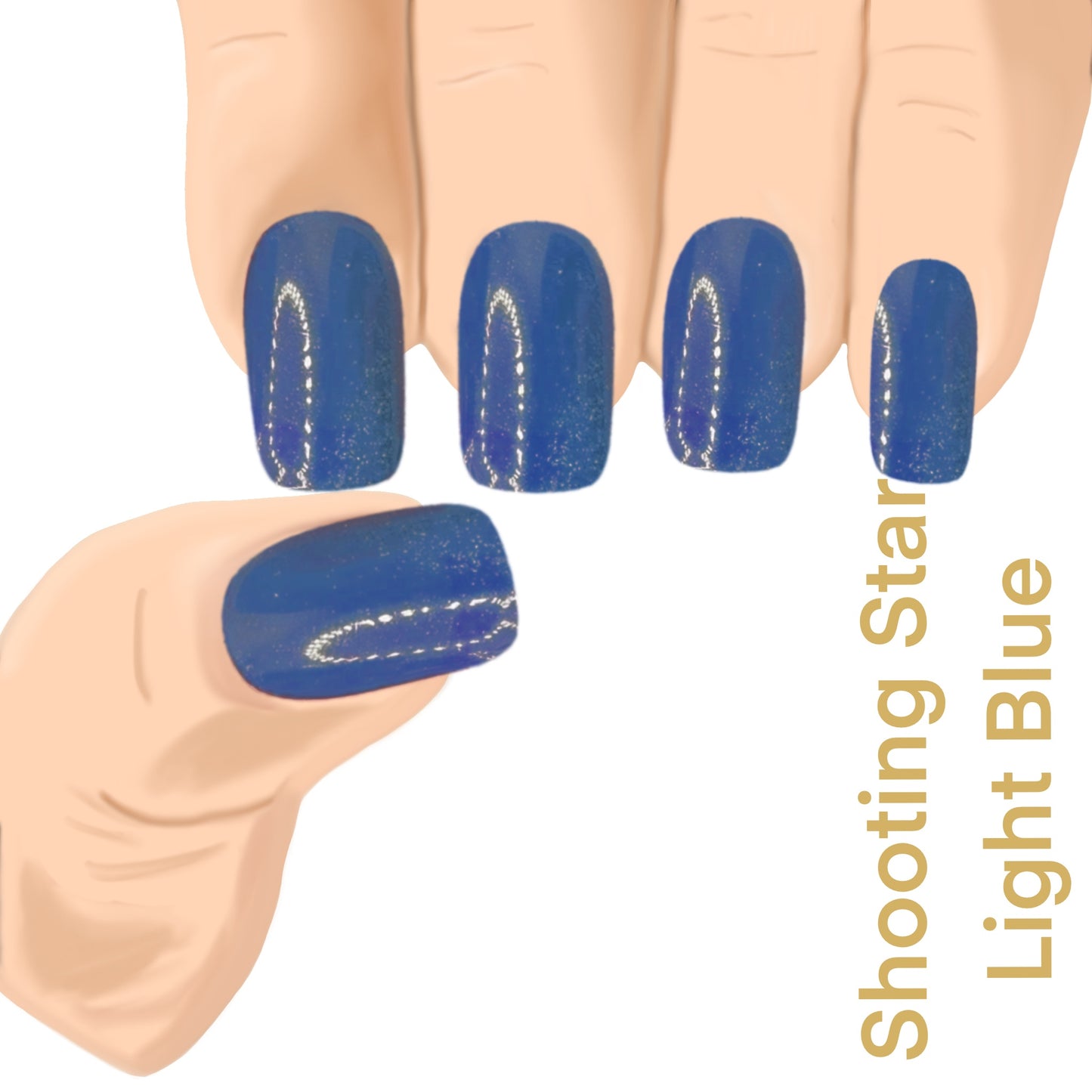 Shooting Star Light Blue UV-EG