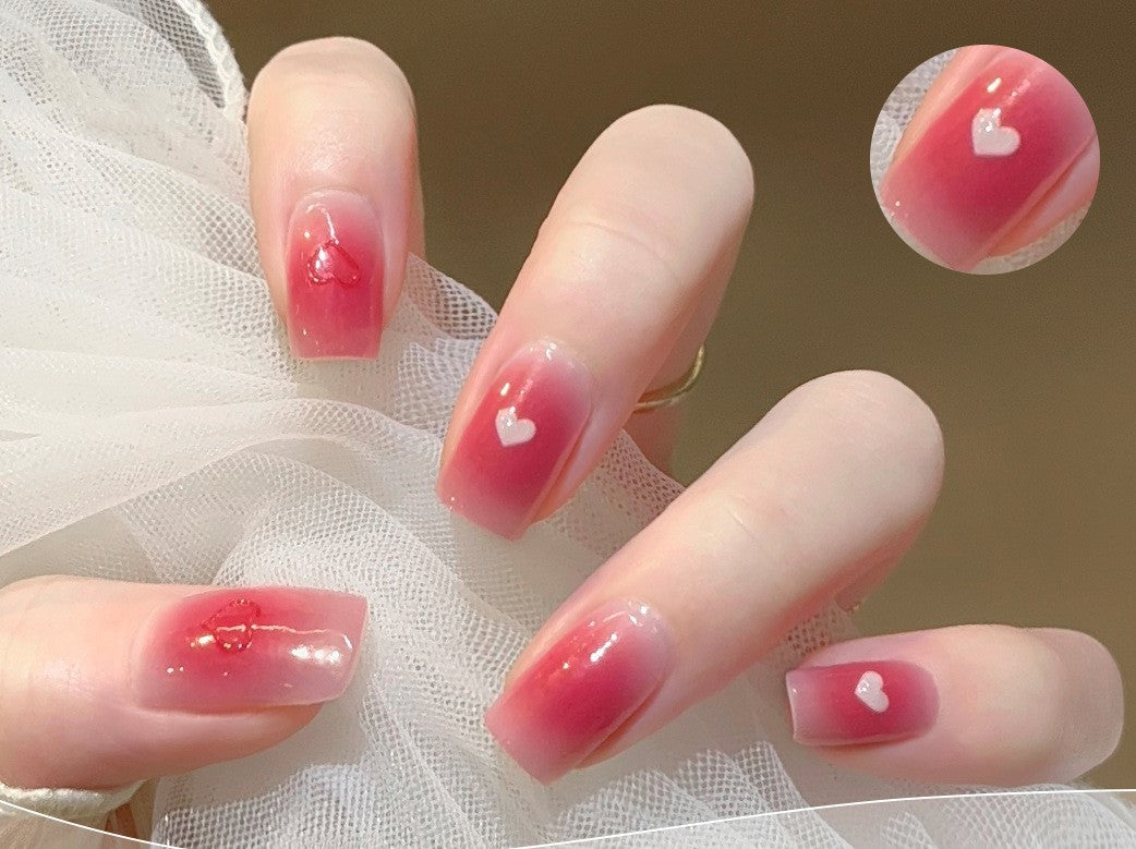 Romantic Hearts (Non-UV Gel)