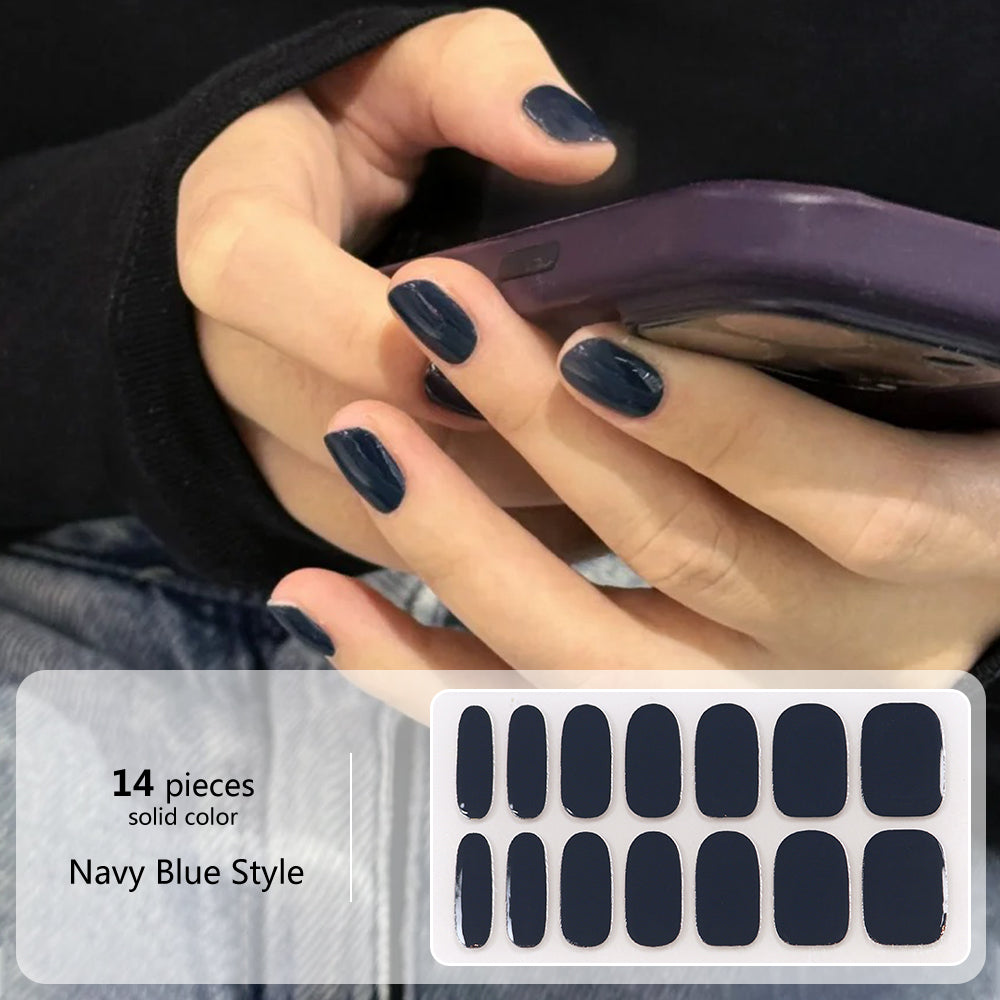 Marineblauer Stil