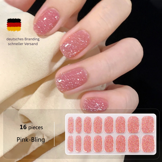 16er GlitterWraps Solid - Pink Bling