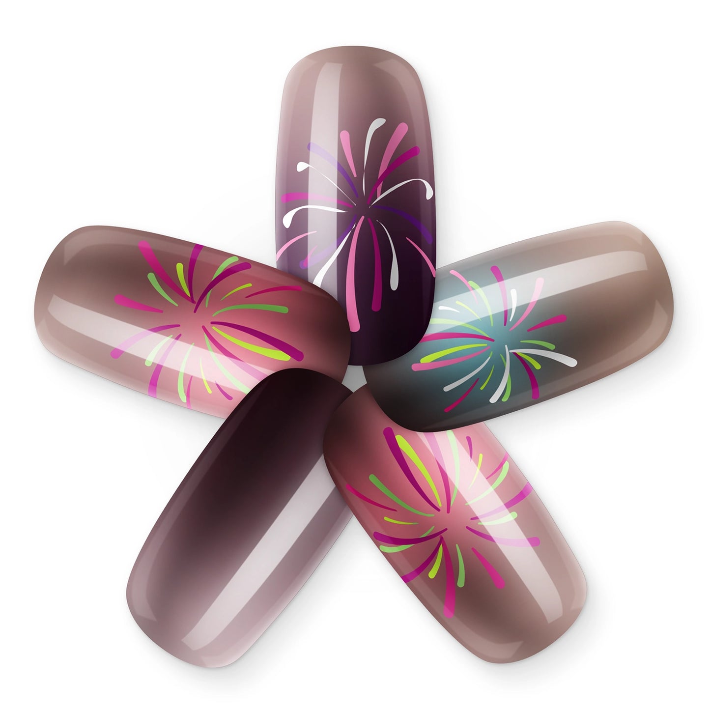 Radiant Burst - Dark Violet Twighlight UV
