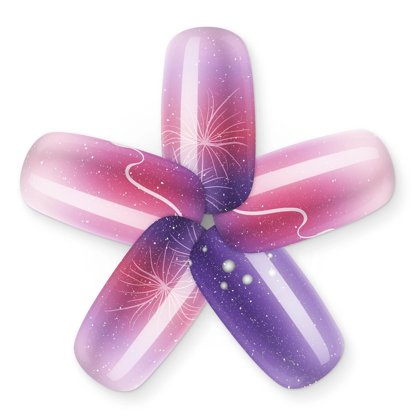 Radiant Burst - Violet Twilight UV