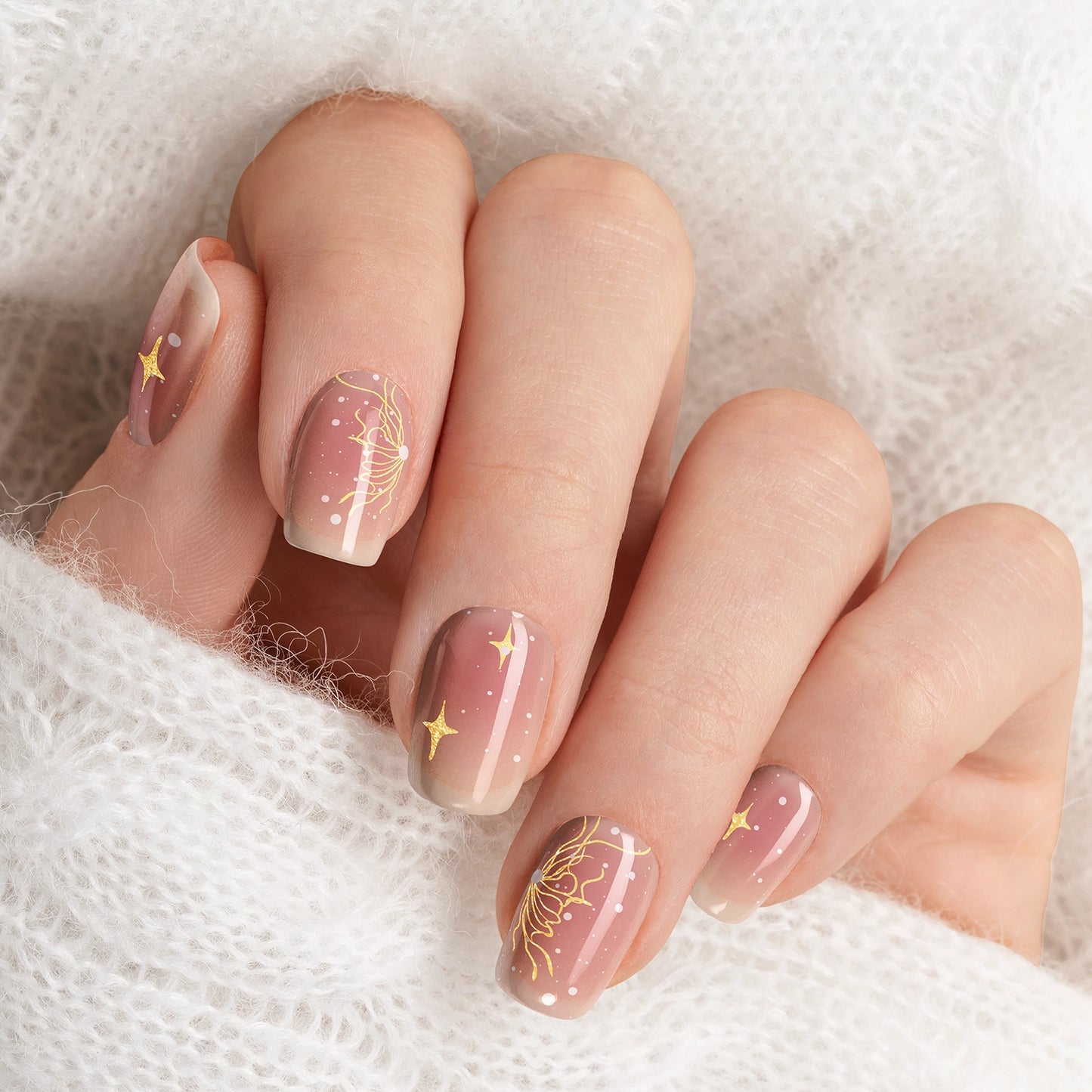 Blush Glitter UV
