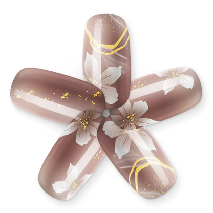 Golden Floral Splendor UV