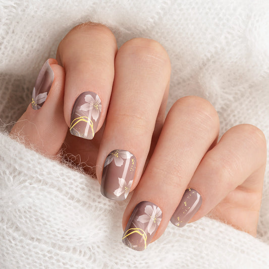 Golden Floral Splendor UV