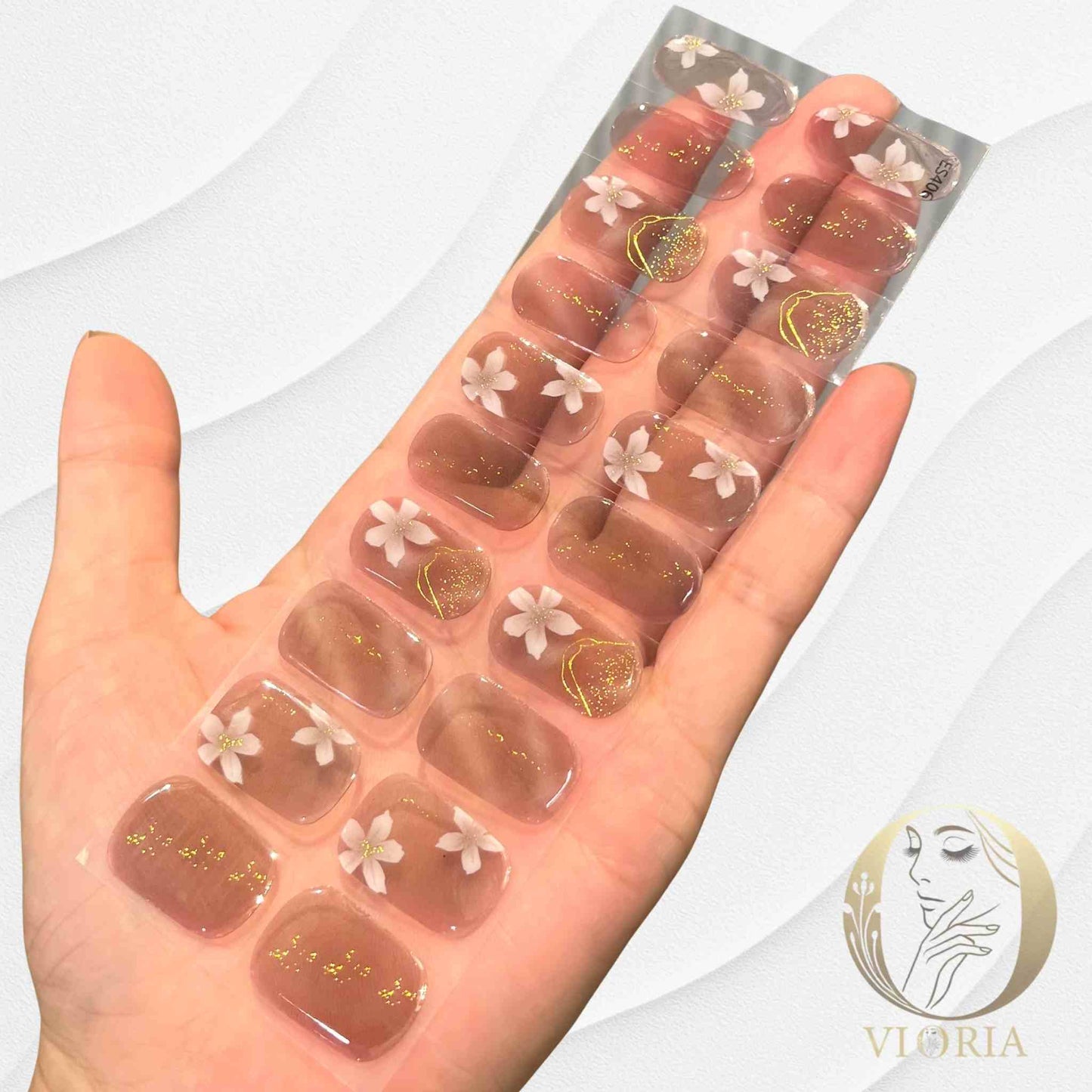 Golden Floral Splendor UV