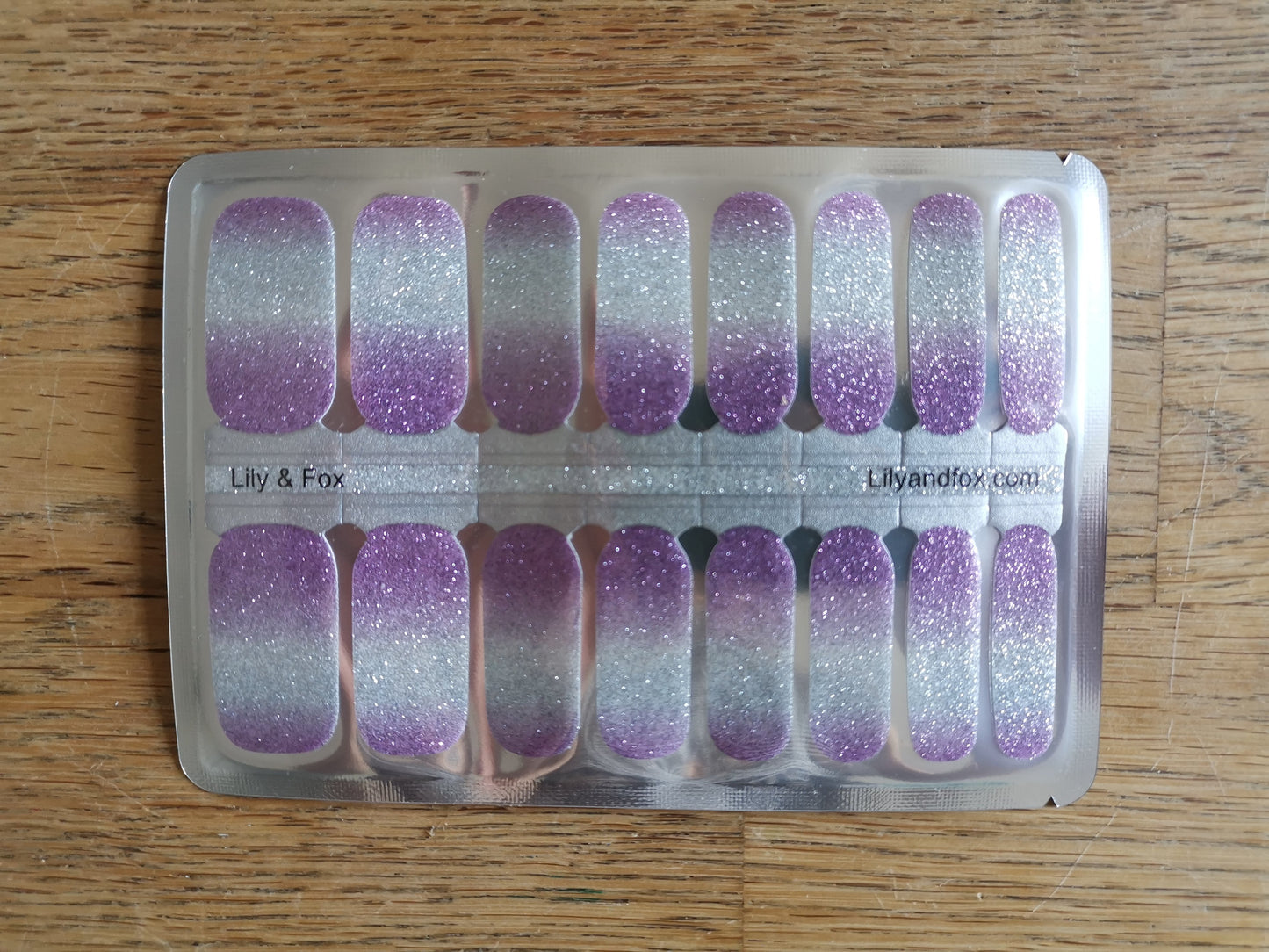 Purple French Glitter Silver (NPW)